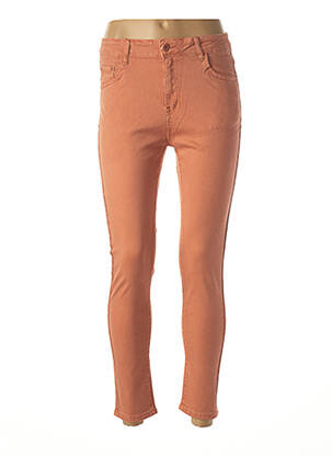 Pantalon slim orange J & W pour femme