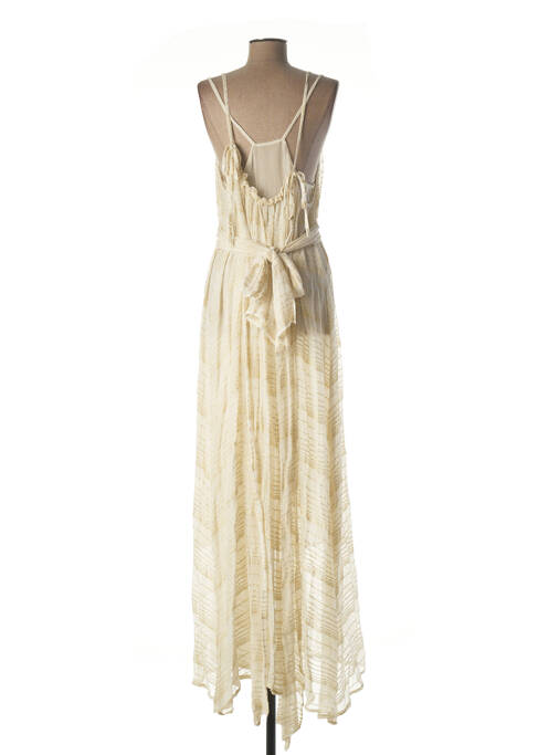 Robe longue beige WILD pour femme