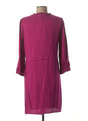 Robe courte violet LA PETITE ETOILE pour femme seconde vue