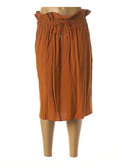 Jupe mi-longue orange SCOTCH & SODA pour femme seconde vue
