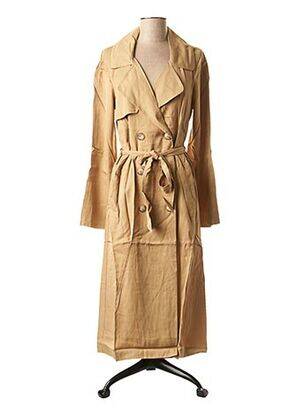 Robe longue manches longues manches longues beige LA FEE MARABOUTEE femme