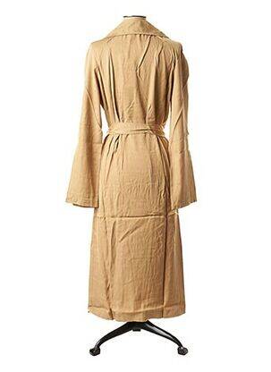 Robe longue manches longues manches longues beige LA FEE MARABOUTEE femme