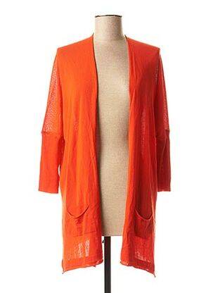 Gilet manches longues manches longues rouge LA FEE MARABOUTEE femme