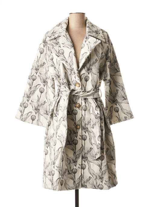 Trench blanc LA FEE MARABOUTEE pour femme