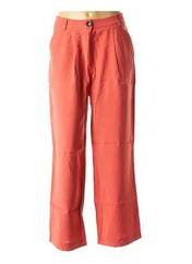Pantalon droit orange LA FEE MARABOUTEE pour femme seconde vue