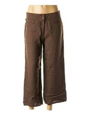 Pantalon large marron LA FEE MARABOUTEE pour femme seconde vue