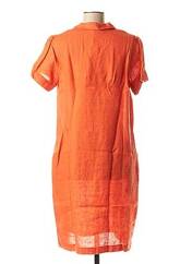 Robe mi-longue orange LA FEE MARABOUTEE pour femme seconde vue