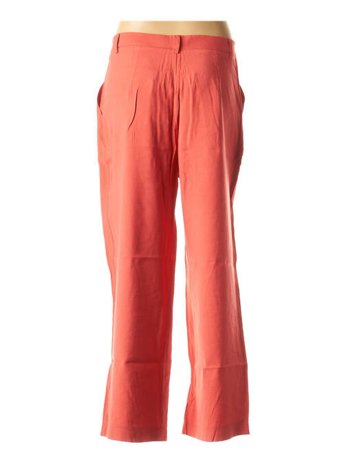 Pantalon droit orange LA FEE MARABOUTEE pour femme