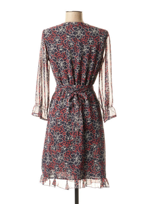 Robe mi-longue rouge LA FEE MARABOUTEE pour femme