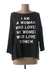 T-shirt noir LA FEE MARABOUTEE pour femme seconde vue