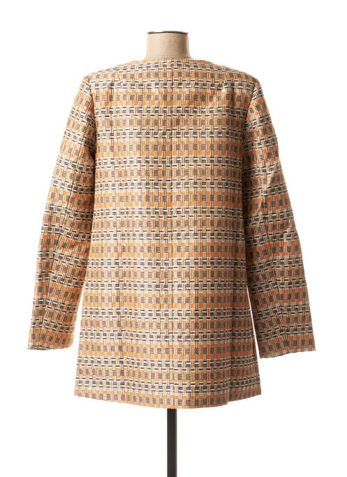 Manteau long epaulette sans capuche beige LA FEE MARABOUTEE femme