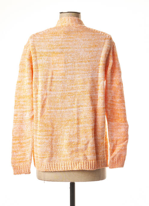 Gilet manches longues orange LA FEE MARABOUTEE pour femme