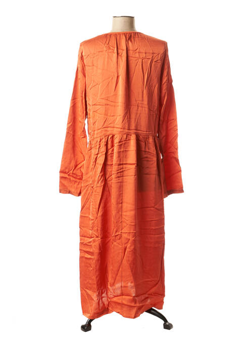 Robe longue orange LA FEE MARABOUTEE pour femme