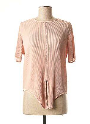 Top manches courtes manches courtes rose LA FEE MARABOUTEE femme