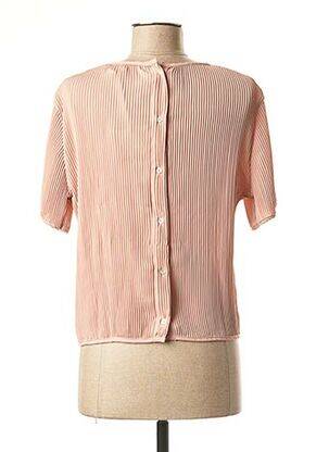 Top manches courtes manches courtes rose LA FEE MARABOUTEE femme