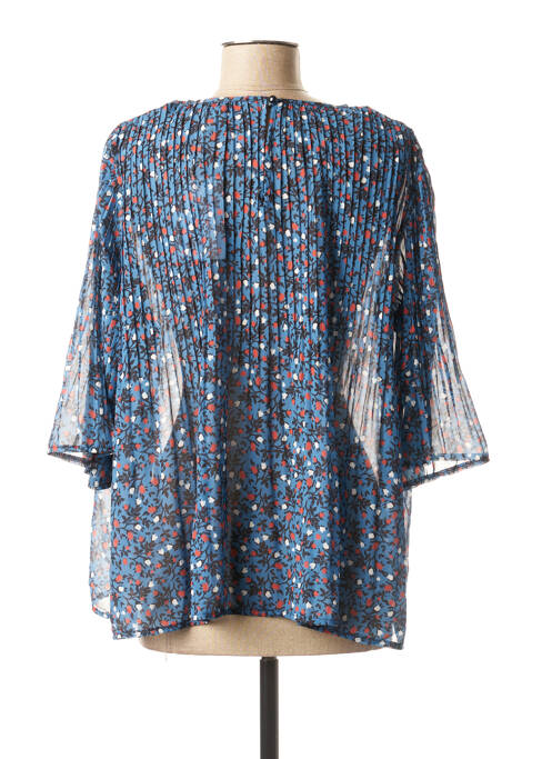 Top bleu LA FEE MARABOUTEE pour femme