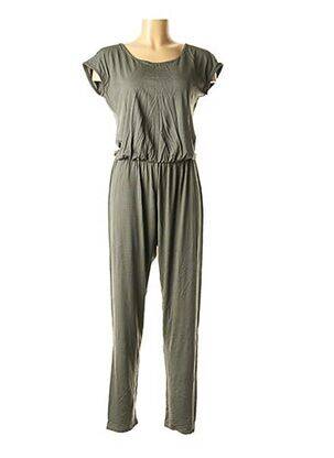 Combi-pantalon coupe cintrée vert LA FEE MARABOUTEE femme