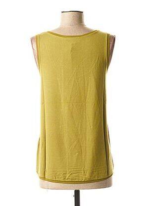 Top stretch sans manche vert LA FEE MARABOUTEE femme