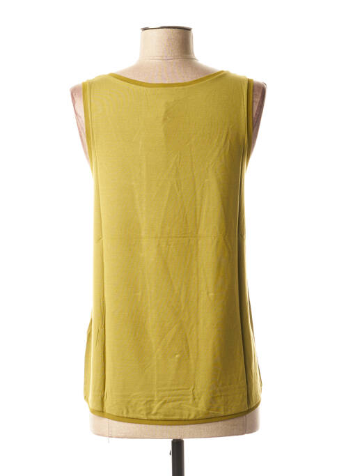 Top stretch sans manche vert LA FEE MARABOUTEE femme