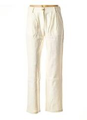 Pantalon large beige LA FEE MARABOUTEE pour femme seconde vue