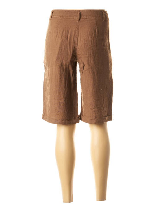 Bermuda marron LA FEE MARABOUTEE pour femme