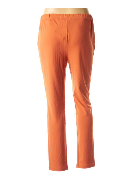 Pantalon droit orange LA FEE MARABOUTEE pour femme