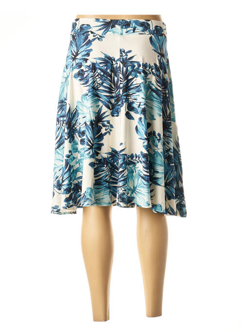 Jupe mi-longue bleu LA FEE MARABOUTEE femme