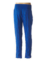 Pantalon droit bleu LA TIKBOU pour femme seconde vue