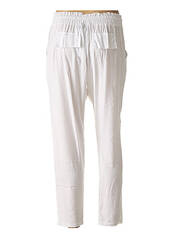 Pantalon slim blanc LA TIKBOU pour femme seconde vue
