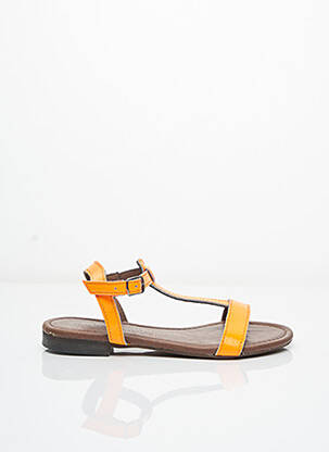 Sandales/Nu pieds orange REQINS pour fille