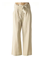 Pantalon droit beige LAURENCE BRAS pour femme seconde vue