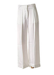 Pantalon droit blanc MARGAUX LONNBERG pour femme seconde vue