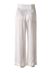 Pantalon droit blanc MARGAUX LONNBERG pour femme seconde vue