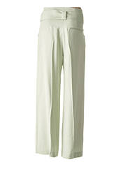 Pantalon droit vert MARGAUX LONNBERG pour femme seconde vue