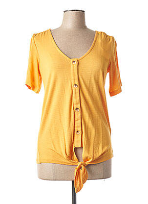 T-shirt orange C'EST BEAU LA VIE pour femme