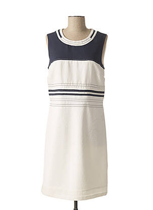 Robe mi-longue blanc DIANE LAURY pour femme