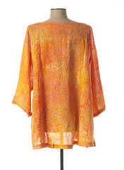 Veste casual orange DIVA pour femme seconde vue