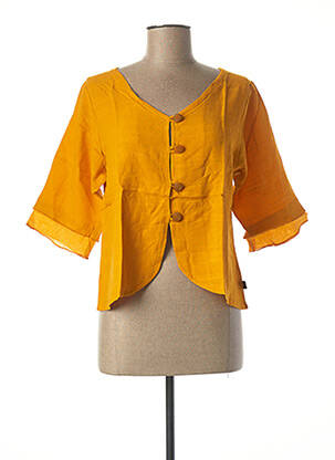 Veste casual orange DIVA pour femme