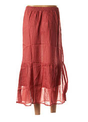 Jupe longue rouge CHADIA pour femme seconde vue