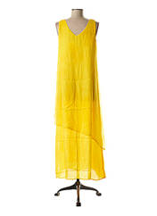 Robe longue jaune MANU REVA pour femme seconde vue