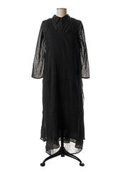Robe longue noir MANU REVA pour femme seconde vue