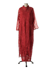 Robe longue rouge MANU REVA pour femme seconde vue