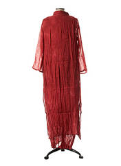 Robe longue rouge MANU REVA pour femme seconde vue