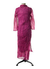 Robe longue violet MANU REVA pour femme seconde vue