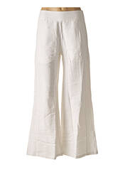 Pantalon large blanc DIVA pour femme seconde vue