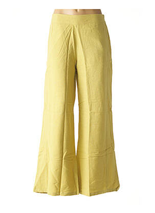 Pantalon large jaune DIVA pour femme
