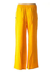 Pantalon large orange DIVA pour femme seconde vue