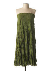 Robe mi-longue vert TERRÉ pour femme seconde vue