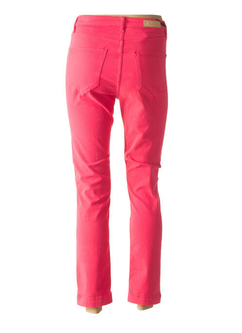 Pantalon 7/8 rose DENIM STUDIO pour femme