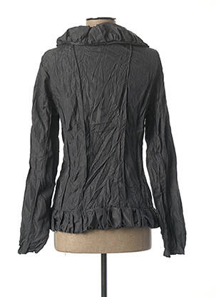Veste casual poches gris L33 femme